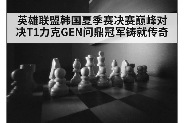 英雄联盟韩国夏季赛决赛巅峰对决T1力克GEN问鼎冠军铸就传奇
